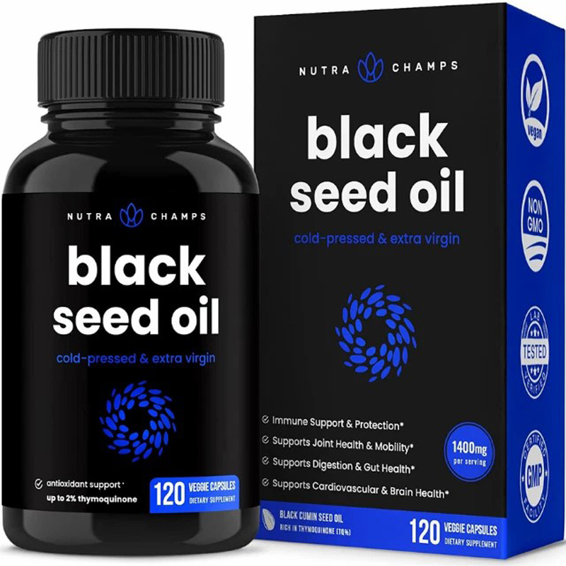 น้ำมันเทียนดำออร์แกนิค Organic Black Seed Oil (120 แคปซูล)