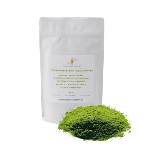 ผงต้นอ่อนข้าวสาลี Wheatgrass Enema Juice Powder (ขนาด 8 oz)