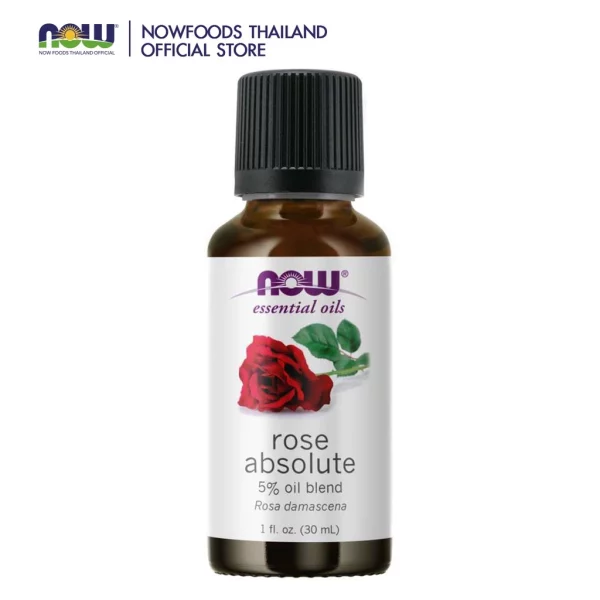 น้ำมันหอมระเหย โรสแอปโซลูต NOW Foods Rose Absolute Oil Blend