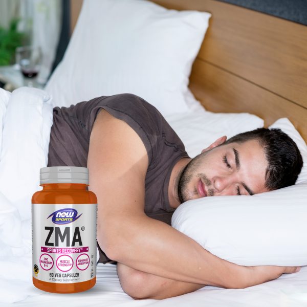 ผลิตภัณฑ์เสริมอาหาร ซีเอ็มเอ เวจ แคปซูล - ZMA Veg Capsules Dietary Supplement Product (NOW TM)