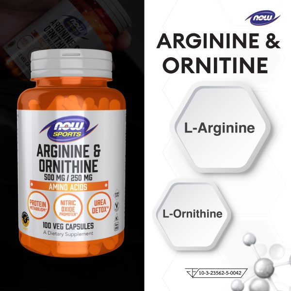 ผลิตภัณฑ์เสริมอาหาร อาร์จินี่น และ ออร์นิที่น - Arginine and Ornithine Dietary Supplement Product (NOWⓇ)